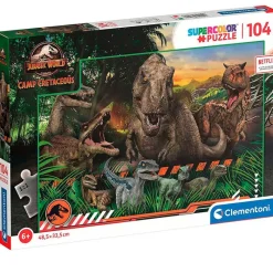 CLEMENTONI Jurassic World Puzzle 104 Piezas- Puzzles Y Construcciones