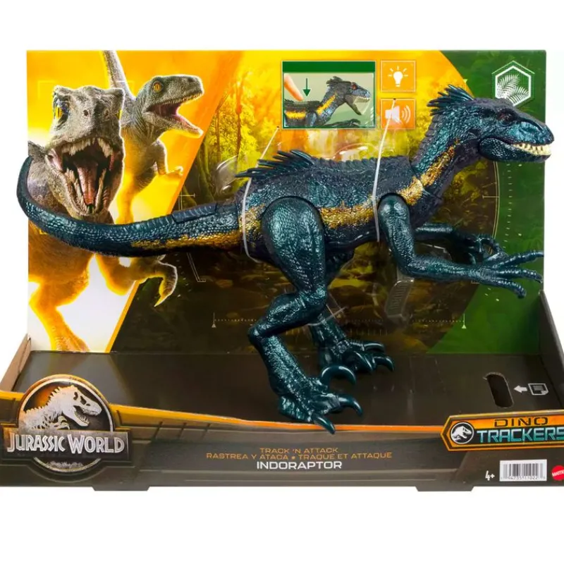 MATTEL Jurassic World Rastrea y Ataca Indoraptor- Figuras Y Figuras De Acción