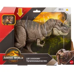 MATTEL Jurassic World: Rebirth Dinosaurio T-Rex Lab Lockdown- Figuras Y Figuras De Acción