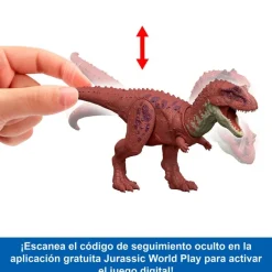 MATTEL Jurassic World Rugido Salvaje Aucasaurio- Electrónicos