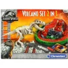 CLEMENTONI Jurassic World Set Volcán & T-Rex 2 en 1- Juegos Y Juguetes Educativos