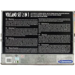 CLEMENTONI Jurassic World Set Volcán & T-Rex 2 en 1- Juegos Y Juguetes Educativos