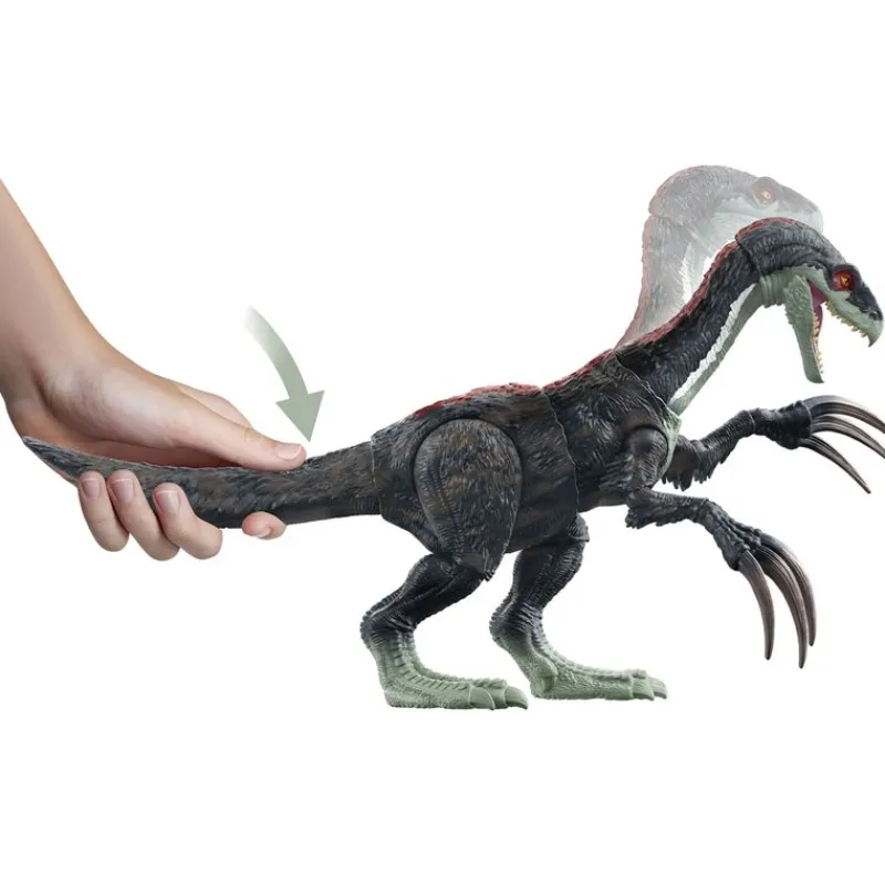 MATTEL Figuras Y Figuras De Acción|Jurassic World Sonidos Ataque Therizinosaurus
