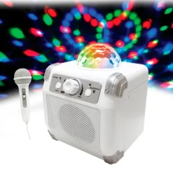 SELECCION DRIM Karaoke con Micrófono y Luz- Electrónicos