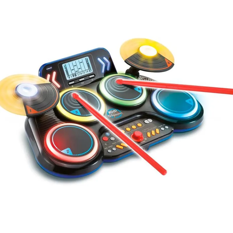 VTECH Kidi DJ Drums Batería Electrónica- Instrumentos Musicales