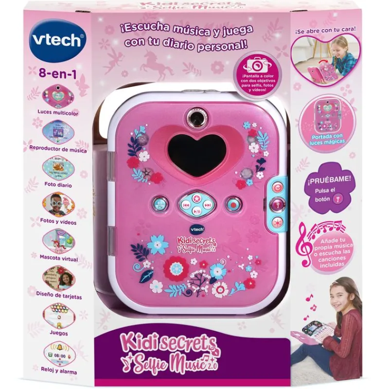 VTECH Kidisecrets Selfie Music 2.0- Electrónicos