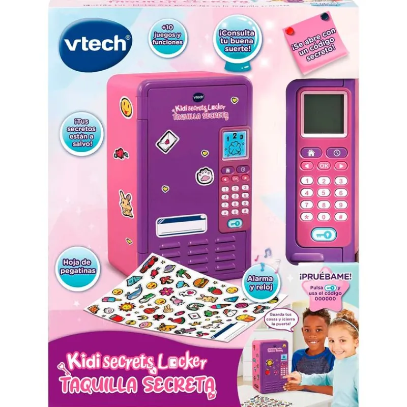 VTECH KidiSecrets Taquilla Secreta Morada- Electrónicos
