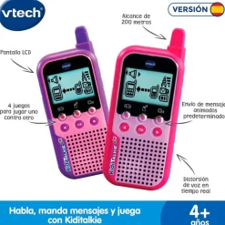 VTECH KidiTalkie 6 en 1 Rosa- Electrónicos