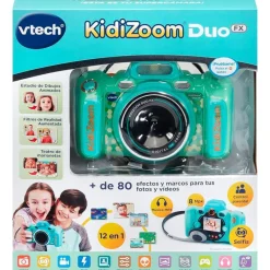 VTECH Kidizoom Duo FX Aguamarina Cámara- Electrónicos