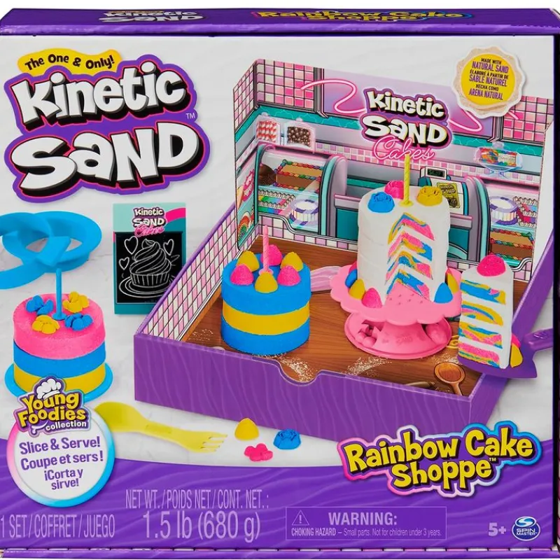 SPIN MASTER Manualidades|Kinectic Sand Arena Mágica Cake Station