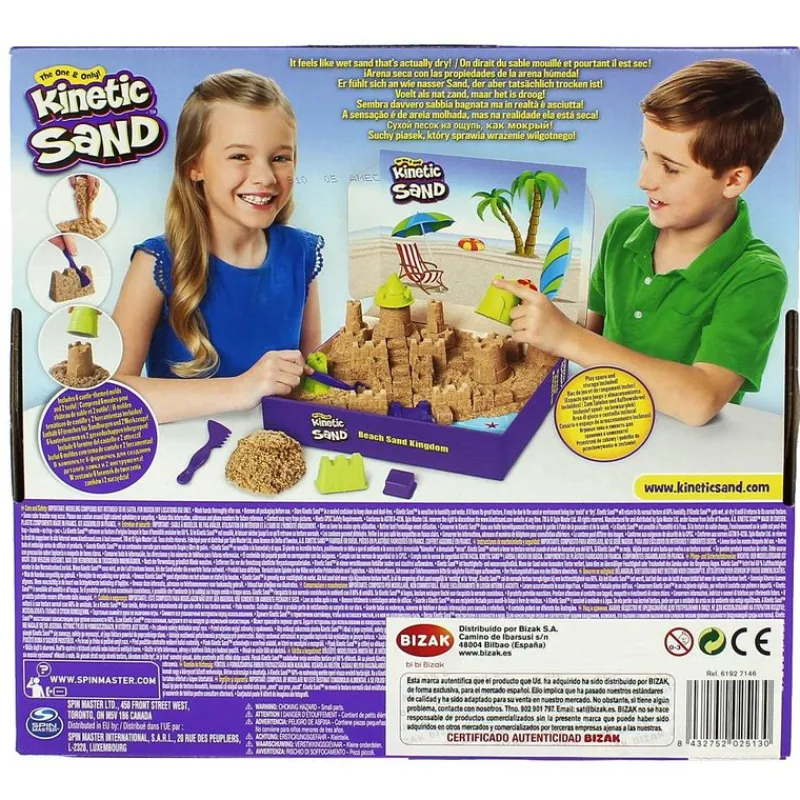 BIZAK Manualidades|Kinetic Sand Construye tu Reino de Arena
