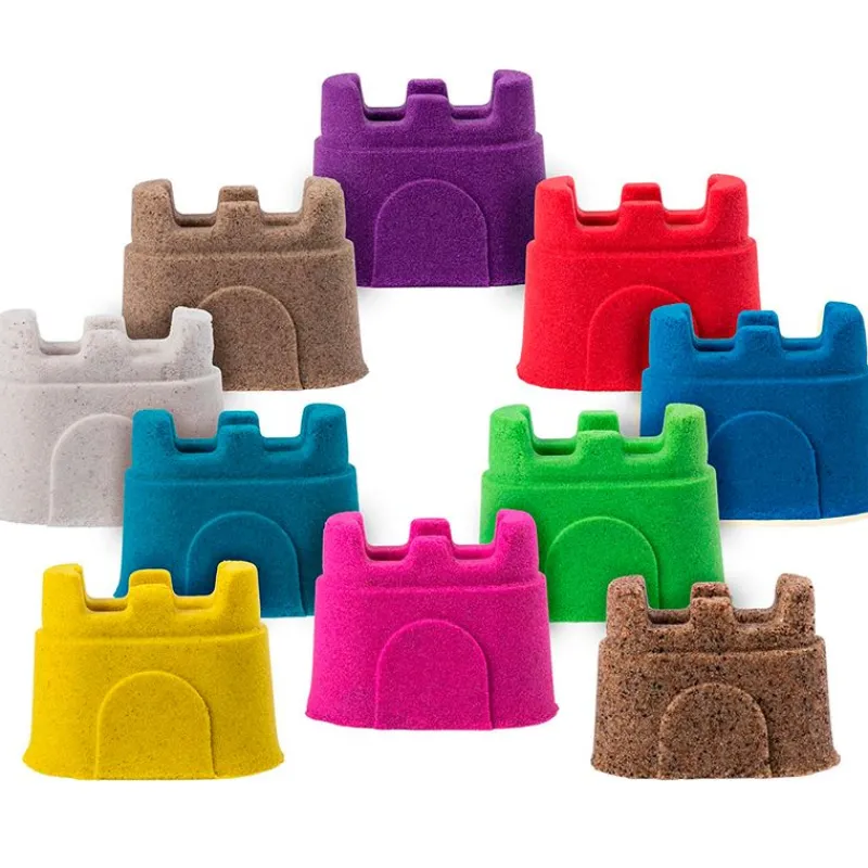 SPIN MASTER Kinetic Sand Pack 10 Castillos- Manualidades