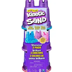 SPIN MASTER Kinetic Sand Pack 3 Colores- Manualidades