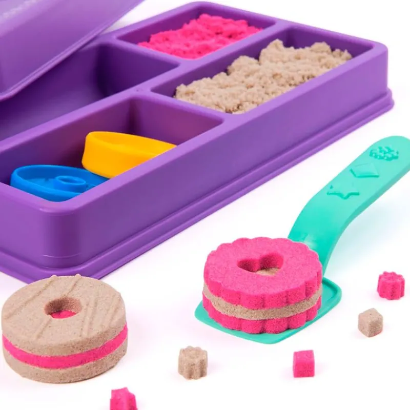 SPIN MASTER Kinetic Sand Pack Caja de Galletas- Manualidades