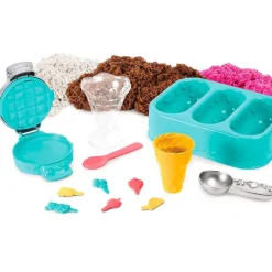 SPIN MASTER Kinetic Sand Scents Pack Helado y Golosinas- Manualidades