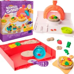 SPIN MASTER Kinetic Sand Squish Pizza- Manualidades