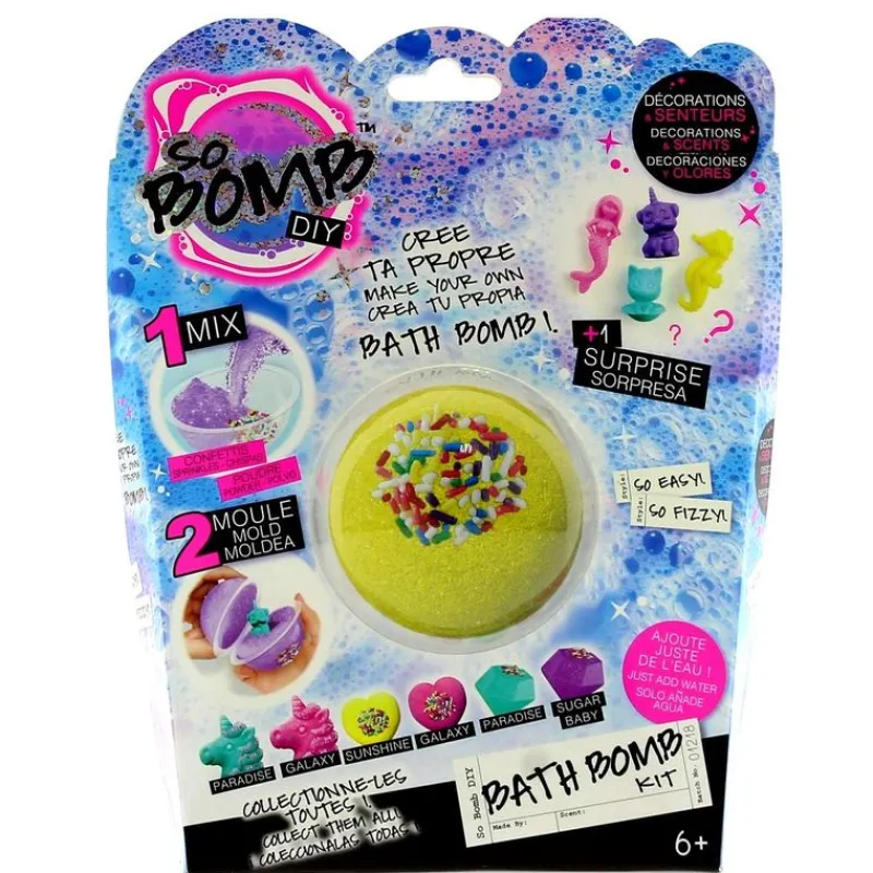 CANAL TOYS Kit Bomba de Baño Bola Amarilla- Manualidades