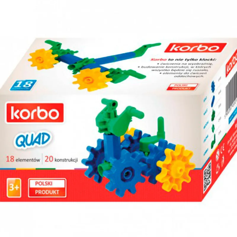 KORBO Kit Construcción Quad 18 pzas- Puzzles Y Construcciones