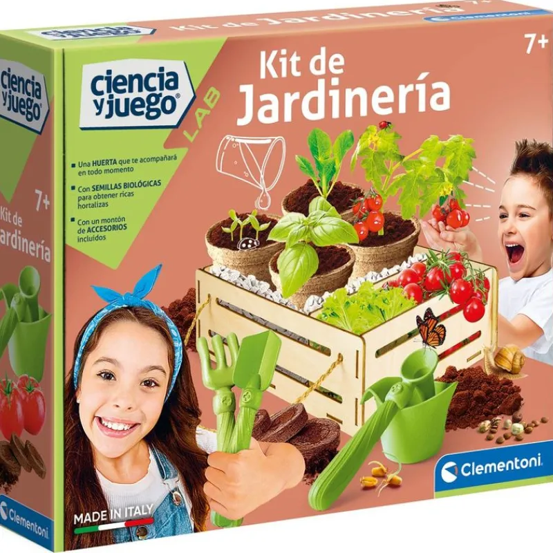 CLEMENTONI Kit de Jardinería- Juegos Y Juguetes Educativos