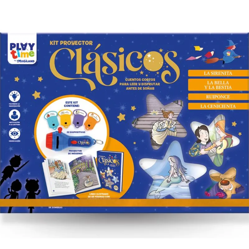 SELECCION DRIM Juegos Y Juguetes Educativos|Kit Proyector Cuentos Clásicos