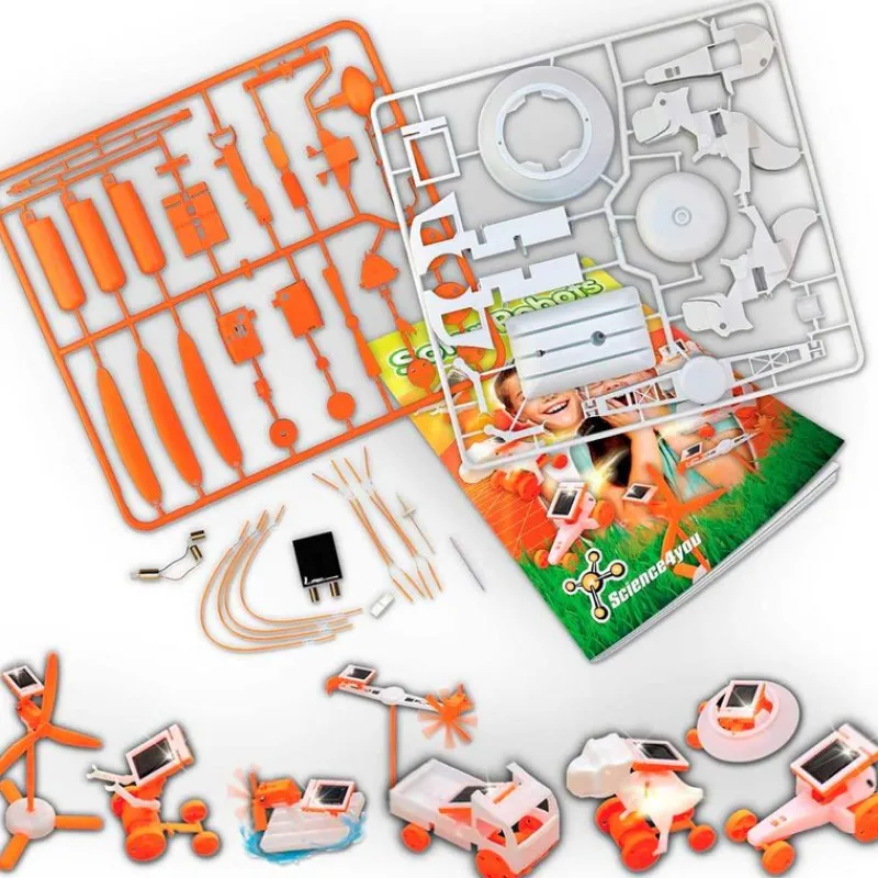 SCIENCE 4 YOU Juegos Y Juguetes Educativos|Kit Robots Solares