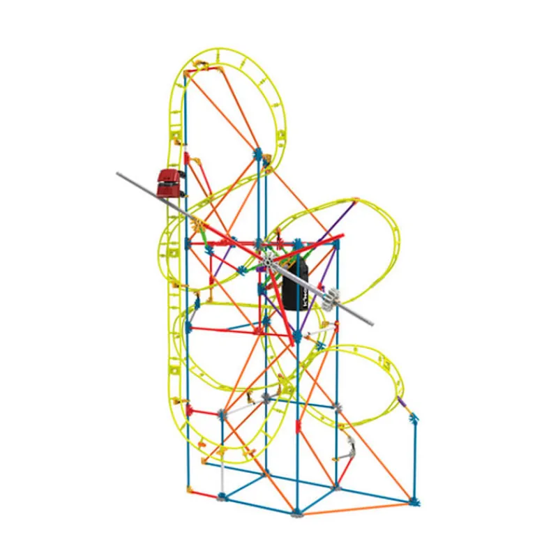 CHICOS Vehículos, Trenes Y Parkings|K´Nex Montaña Rusa con Motor