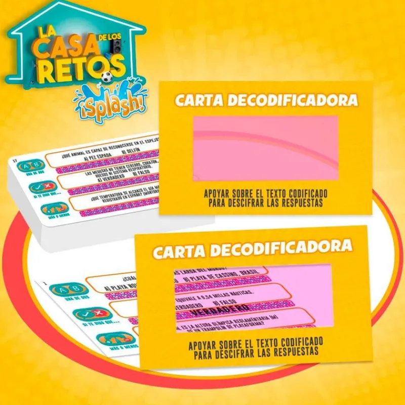 BIZAK La Casa de los Retos ¡Splash!- Juegos De Mesa
