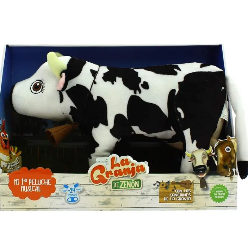 BANDAI La Granja de Zenón Vaca Lola Musical- Primera Infancia Y Preescolar