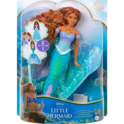 MATTEL La Sirenita Muñeca Ariel de Humana a Sirena- Muñecas