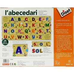 DISET L'Abecedari en Catalán- Juegos Y Juguetes Educativos|Artículos En Catalán