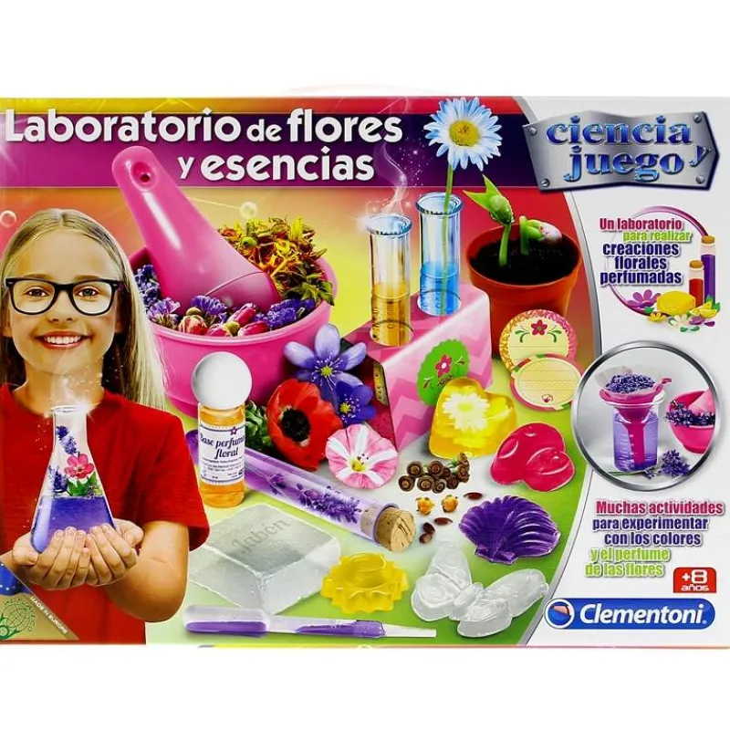CLEMENTONI Juegos Y Juguetes Educativos|Laboratorio Flores y Esencias