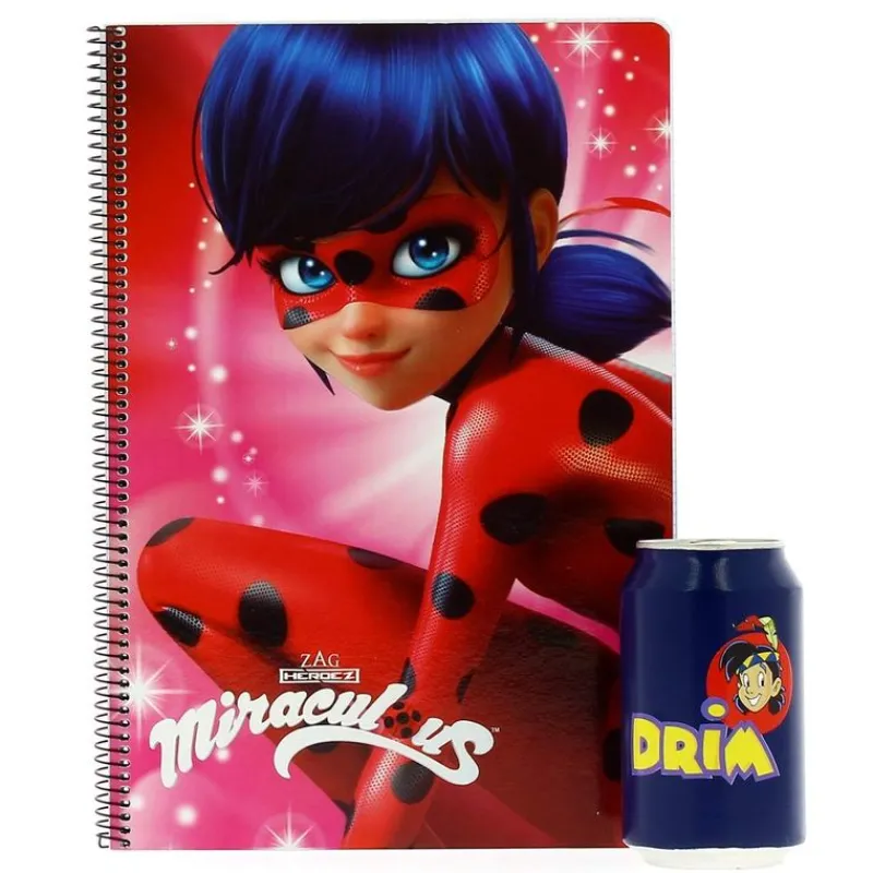 SAFTA Escolar|Ladybug Libreta Folio 80 Hojas