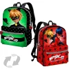 KARACTERMANIA Ladybug Mochila Reversible Catz Mediana- Escolar