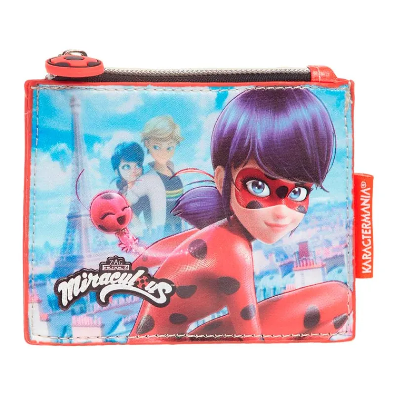 KARACTERMANIA Ladybug Monedero Cuadrado Marinette- Ropa Y Complementos