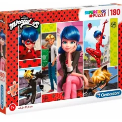 CLEMENTONI Puzzles Y Construcciones|Ladybug Puzzle 180 Piezas