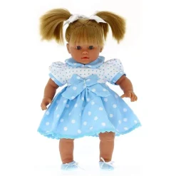 ROSA TOYS Lara la Muñeca Bebé Llorona con Vestidito Azul- Muñecas