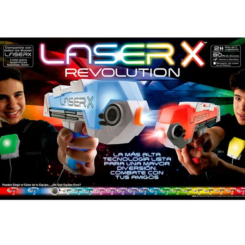 BIZAK Juegos Y Juguetes De Imitación|Laser X Revolution Double Blasters
