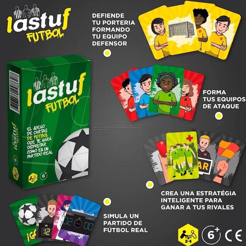SELECCION DRIM Amigos Y Familia|Juegos De Mesa|Lastuf Juego de Cartas Fútbol