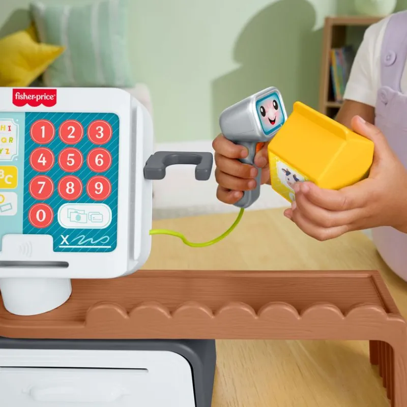 FISHER PRICE Primera Infancia Y Preescolar|Juegos Y Juguetes De Imitación|Laugh & Learn Caja Registradora Infantil