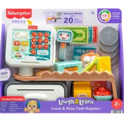 FISHER PRICE Primera Infancia Y Preescolar|Juegos Y Juguetes De Imitación|Laugh & Learn Caja Registradora Infantil