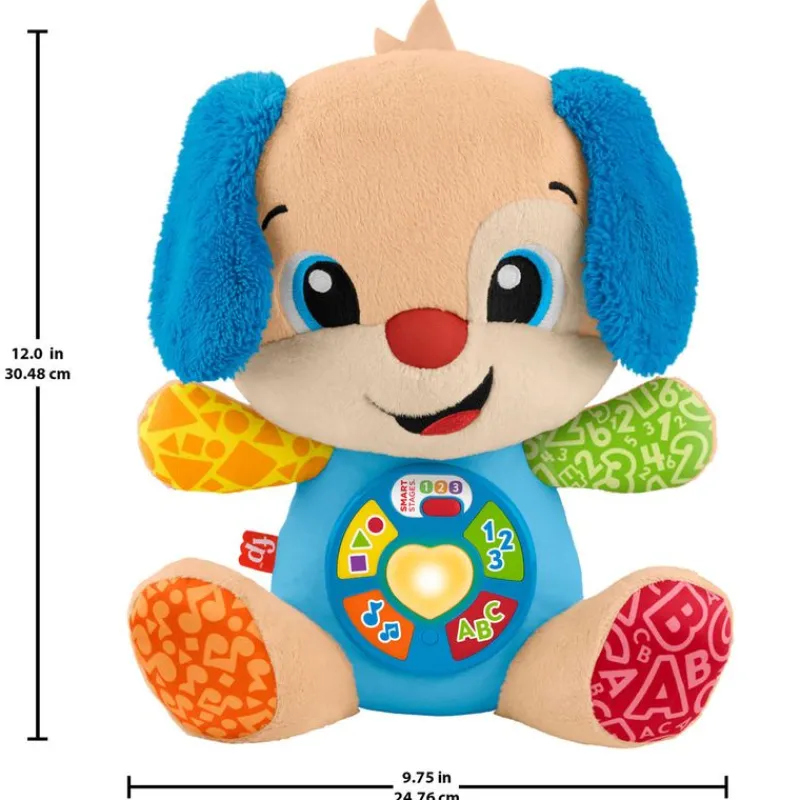 FISHER PRICE Primera Infancia Y Preescolar|Laugh & Learn Perrito con Smart Stages Peluche