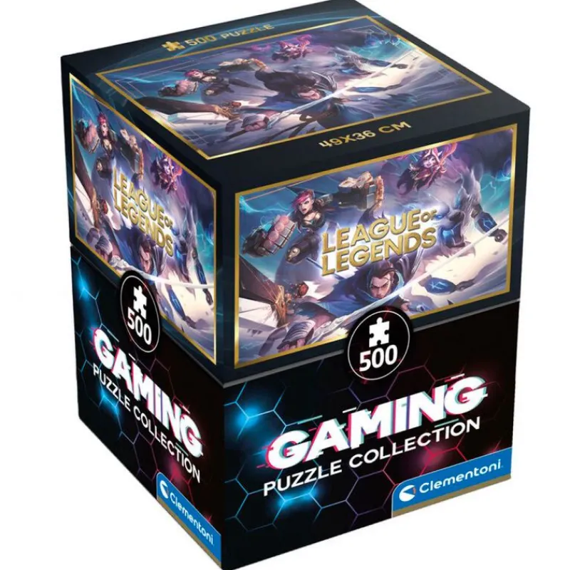 CLEMENTONI League of Legends Cube Puzzle 500 Piezas- Puzzles Y Construcciones