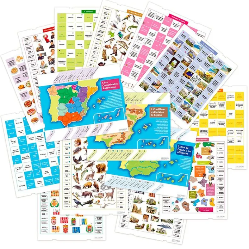 DISET Juegos Y Juguetes Educativos|Lectron Geografía de España