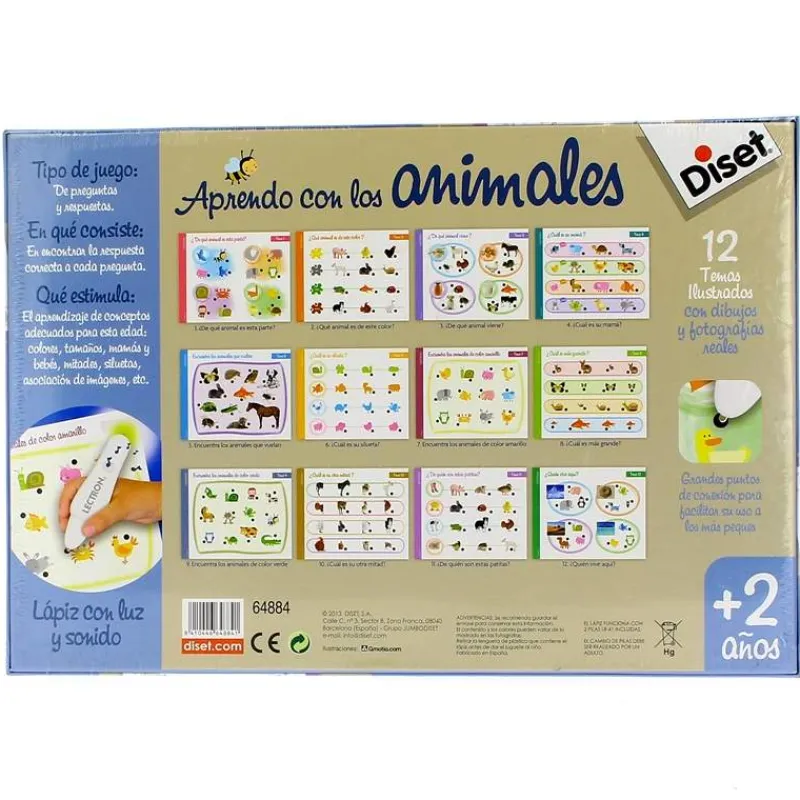 DISET Juegos Y Juguetes Educativos|Lectron Lapiz Baby Animales