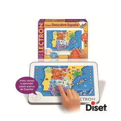 DISET Lectron Tablet Descubre España- Juegos Y Juguetes Educativos
