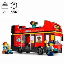 LEGO Lego|City Autobús Turístico Rojo de Dos Plantas