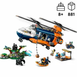 LEGO Lego|City Exploradores Helicóptero Campamento