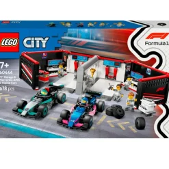 LEGO Lego|City Garaje de F1Mercedes-AMG y Alpine