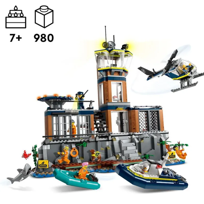 LEGO City Isla Prisión de la Policía- Lego