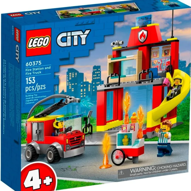 LEGO City Parque de Bomberos y Camión de Bomberos- Lego